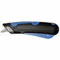 Cosco 091508 Easycut Black / Blue Safety Knife with Self-Retracting Blade 730CUT40468